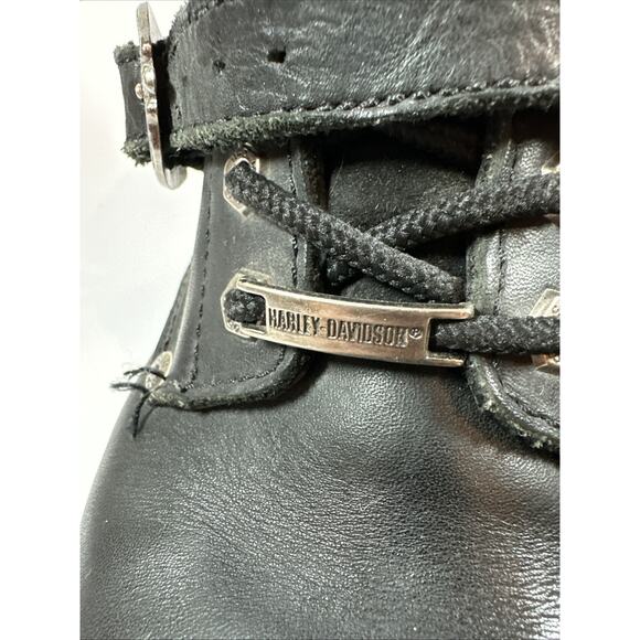 Harley-Davidson® Boots Women’s 8 Faded Glory Black Motorcycle Boots 81024 - Picture 3 of 8